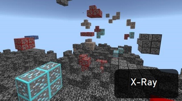 Мод X-Ray на Minecraft PE 1.1.5 Мод X-Ray на Майнкрафт ПЕ 1.1.5